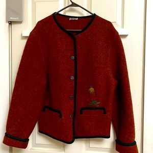 Vintage Lodenjanker - boiled wool jacket